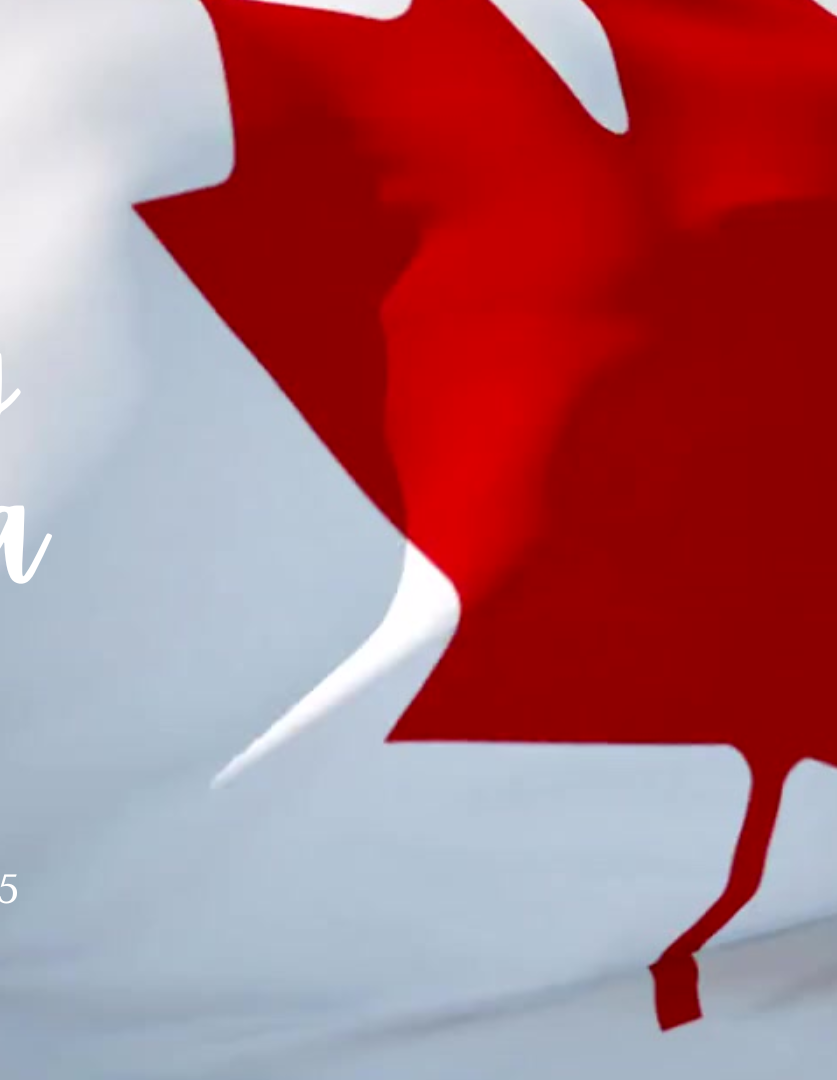 Red Elegant National Holiday Canada Day 1 July Video Background